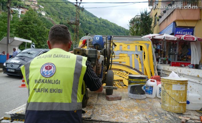 Hıdırnebi yoluna sis tehlikesi için önlem