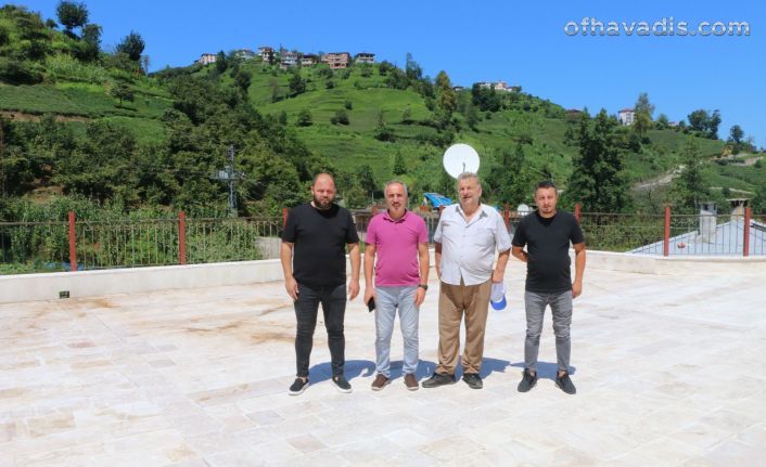 Aşağı Kışlacık’ta Kavak Camii çevresi güzelleşiyor