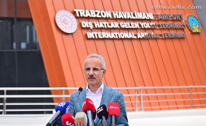 Trabzon Havalimanı yeni hizmet binaları açılıyor