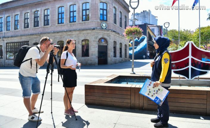 Turizm Zabıtası Slovak gazetecilere şehri anlattı