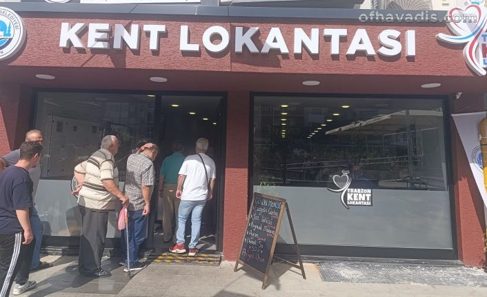 Ortahisar Kent Lokantasına yoğun ilgi