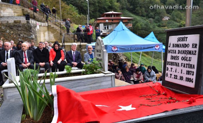 Şehit Musa Danışmaz kabri başında anıldı