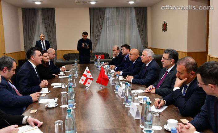 Trabzon heyetinden Gürcistan Dışişleri Bakanı'na ziyaret