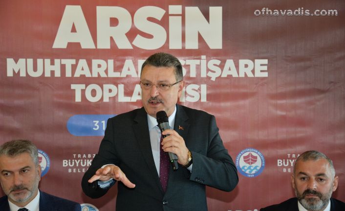 Başkan Genç Arsin’de muhtarlarla buluştu