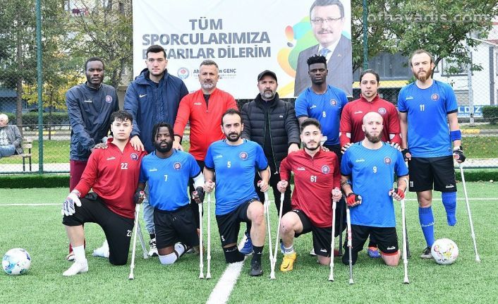 Büyükşehir Ampute Futbol Takımı’nda hedef şampiyonluk